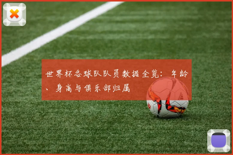 世界杯各球队队员数据全览：年龄、身高与俱乐部归属
