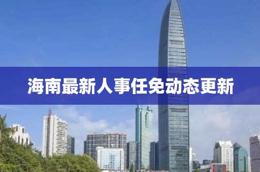 海南最新人事任免动态更新