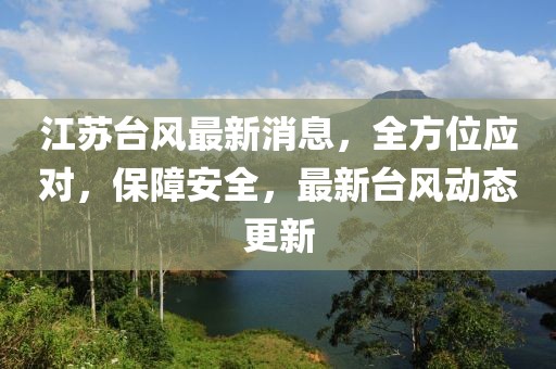 江苏台风最新消息，全方位应对，保障安全，最新台风动态更新