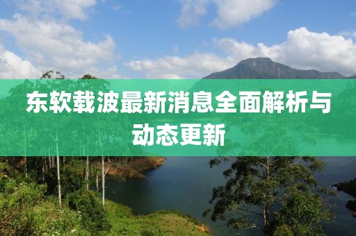 东软载波最新消息全面解析与动态更新