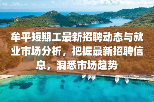 牟平短期工最新招聘动态与就业市场分析，把握最新招聘信息，洞悉市场趋势