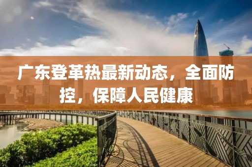 广东登革热最新动态，全面防控，保障人民健康