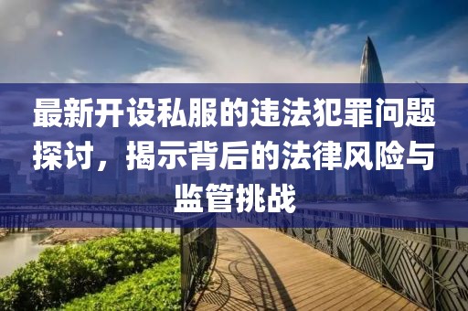 最新开设私服的违法犯罪问题探讨，揭示背后的法律风险与监管挑战