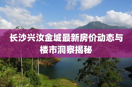 长沙兴汝金城最新房价动态与楼市洞察揭秘