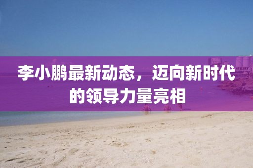 李小鹏最新动态，迈向新时代的领导力量亮相