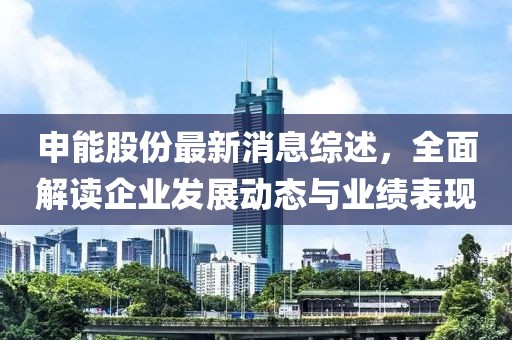 申能股份最新消息综述，全面解读企业发展动态与业绩表现